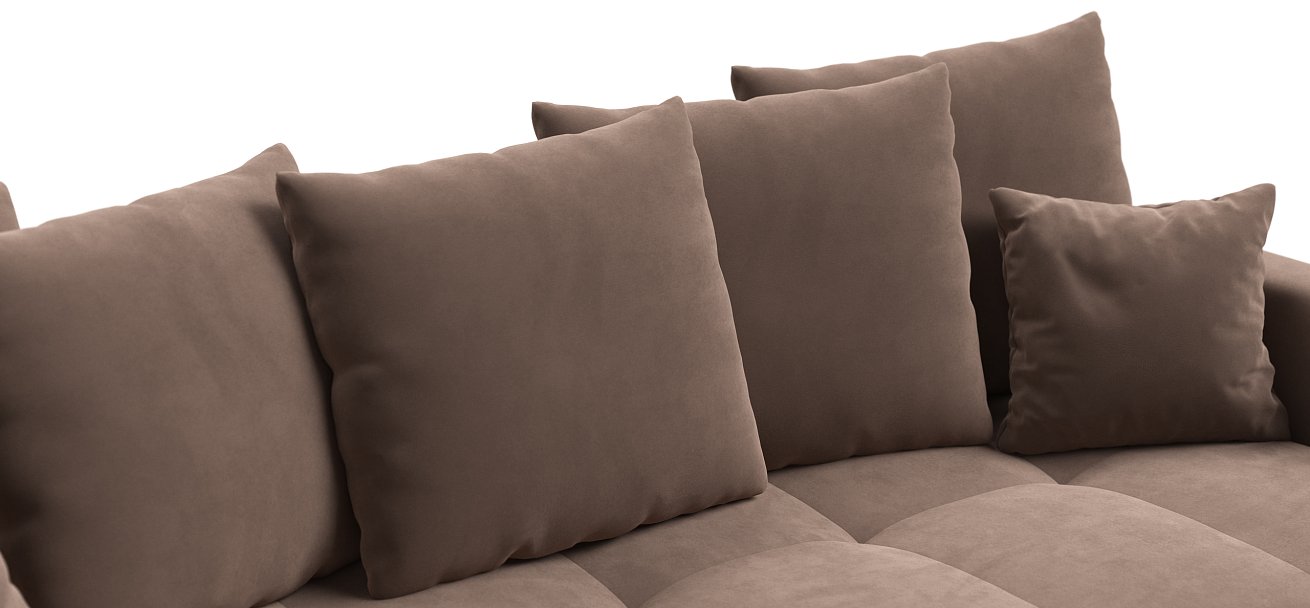 Диван BOSS TREND Велюр Monolit мокко