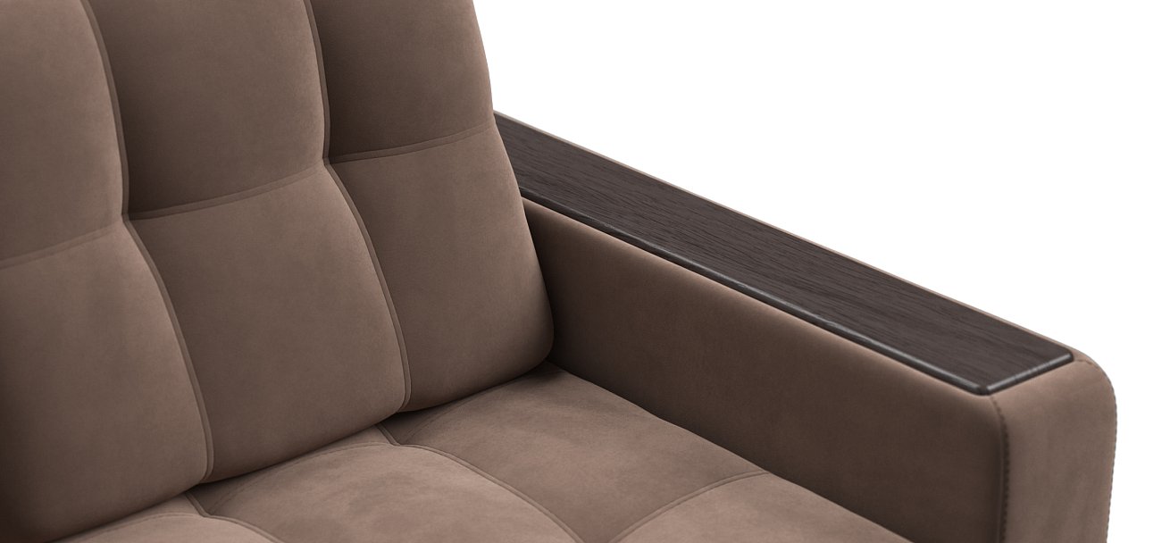 Кресло-кровать BOSS 2.0 велюр Monolit мокко