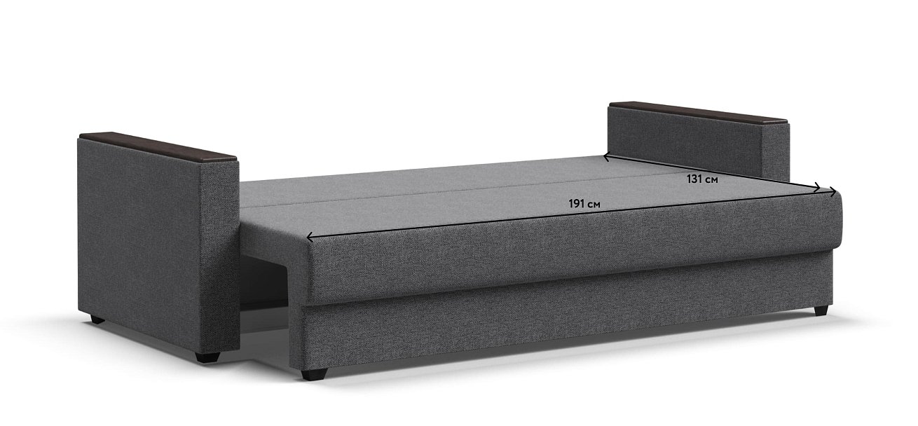 Диван Атланта 3 SE Malmo серый