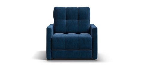 Кресло-кровать BOSS LOFT велюр Monolit синий