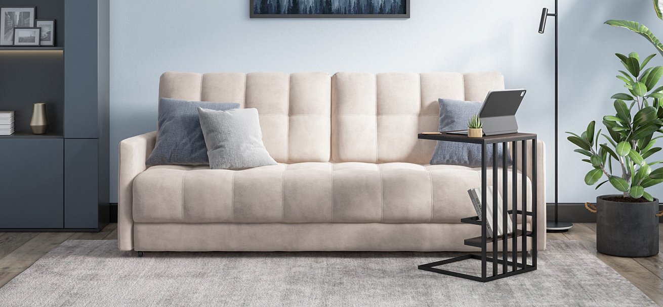 Диван BOSS 2.0 LOFT велюр Monolit латте