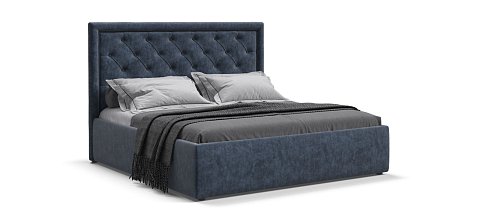 Кровать Босс Классик 180*200 Про велюр Royal топаз NEW