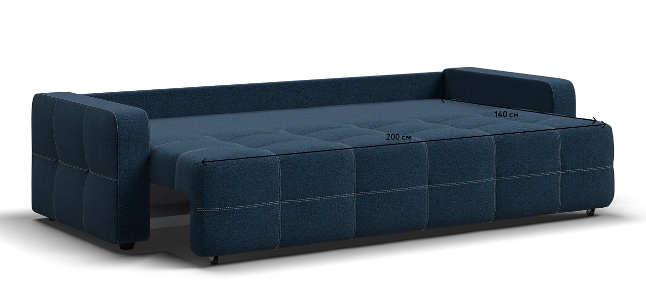 Диван Денди рогожка Malmo синий