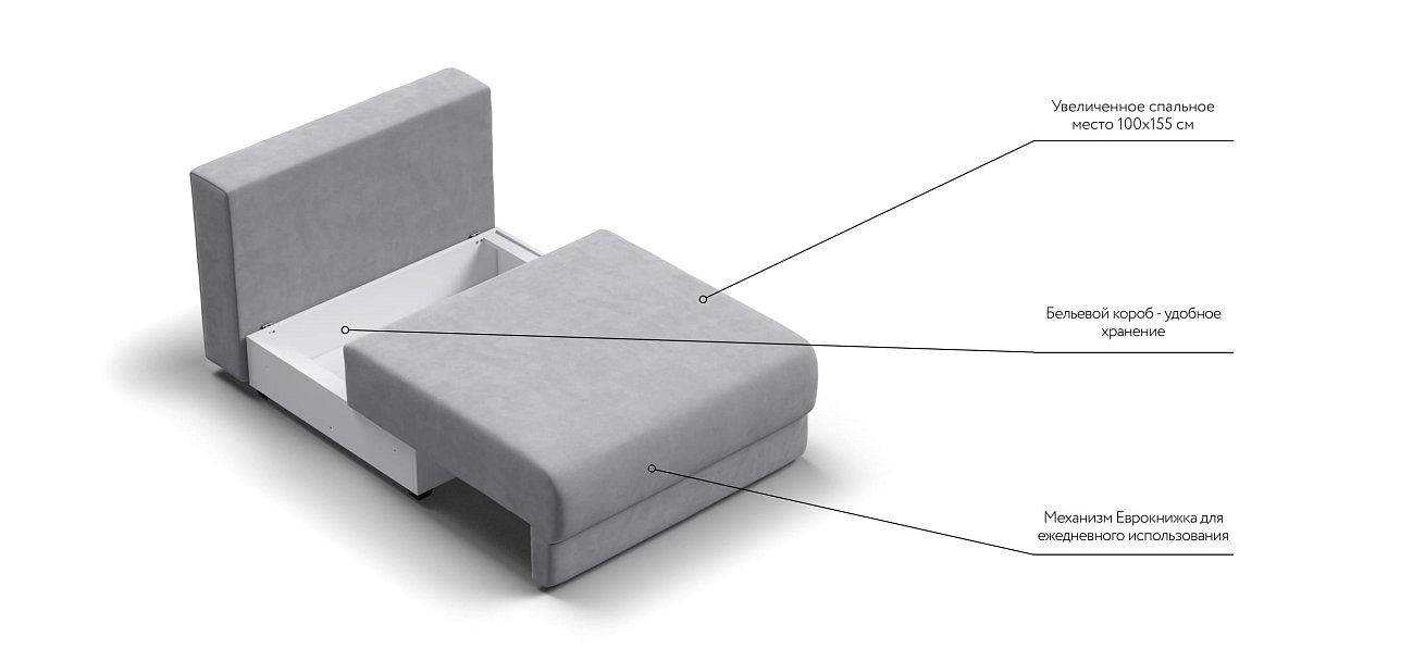 База сп.м РИЧМОНД MODOOL Велюр Monolit сталь