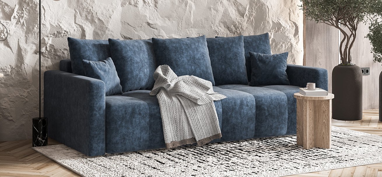 Диван BOSS TREND Велюр Royal топаз NEW