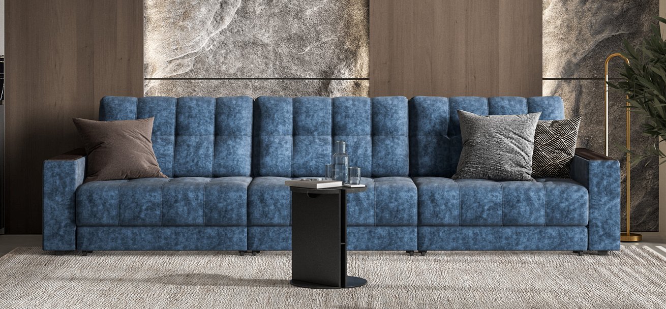 Диван BOSS GRAND Велюр Royal топаз NEW