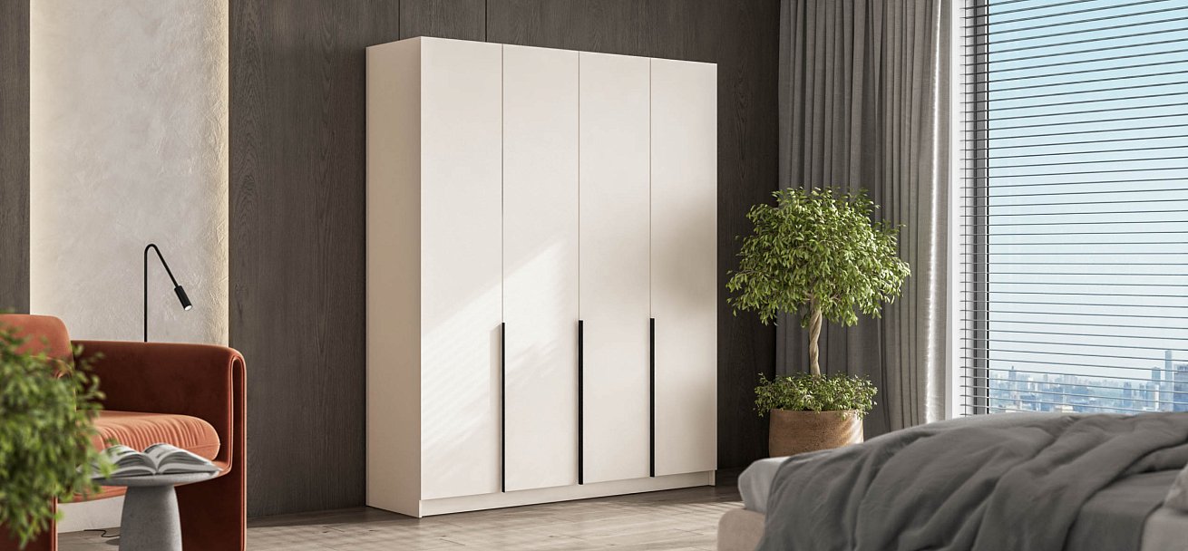 Босс Стандарт 180*220 шкаф распашной 4Д Кашемир