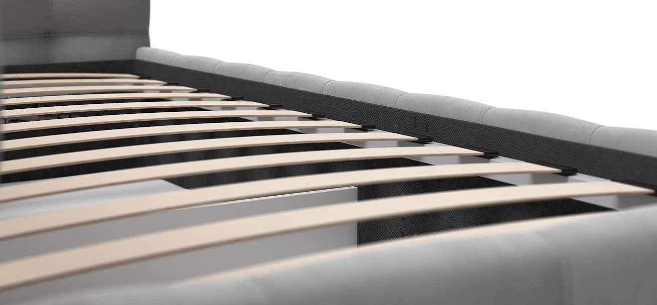 Кровать BOSS mini NEW велюр Monolit сталь