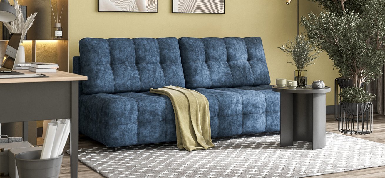 Диван BOSS 2.0 MINI Велюр Royal топаз NEW