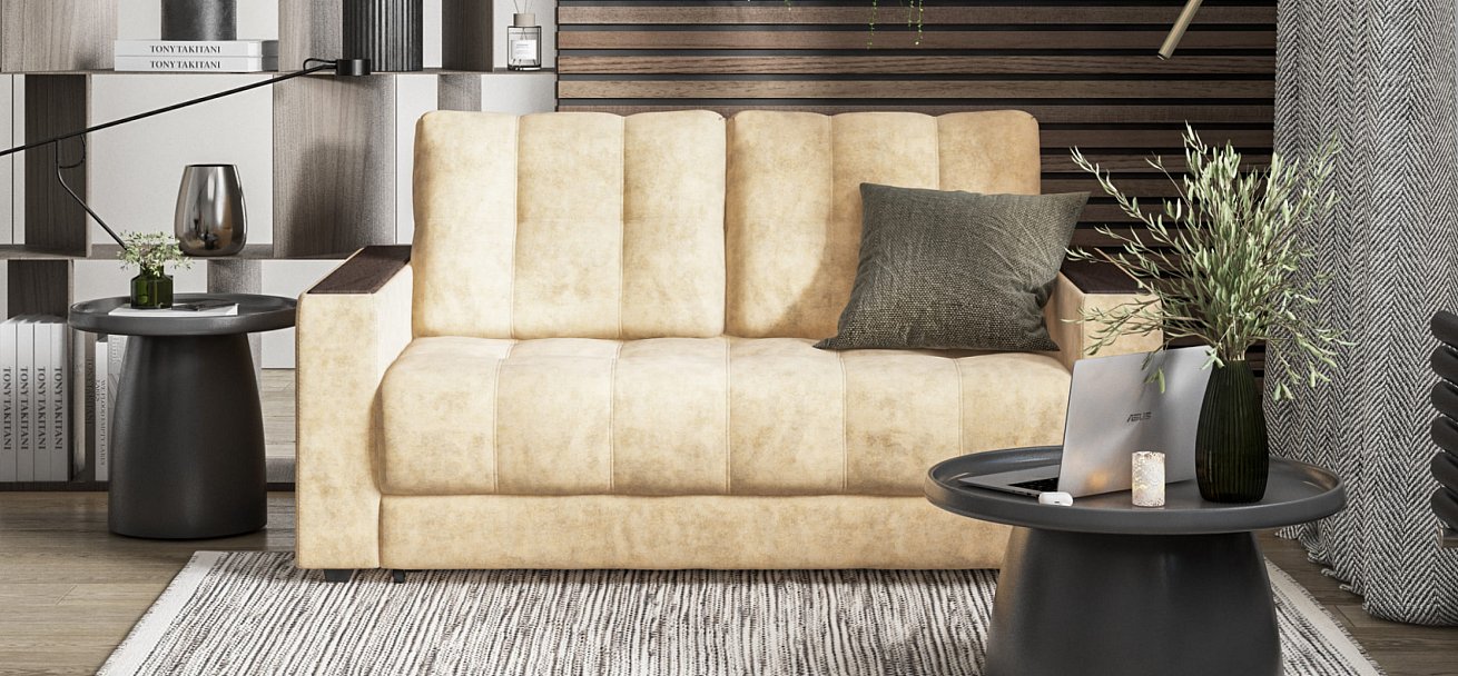 Диван BOSS Compact Велюр Роял шампань