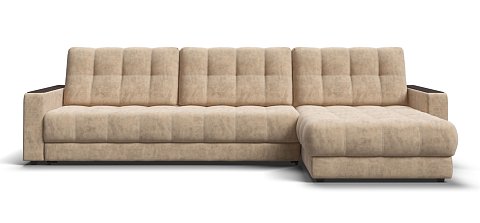 Угловой диван BOSS 3.0 MAX Велюр Роял шампань