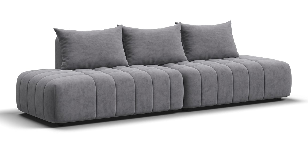 Диван Босс Твин прямой Велюр Роял агат