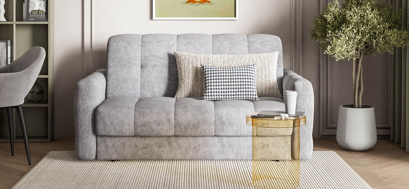 Диван BOSS Sleep 140 Велюр Роял агат