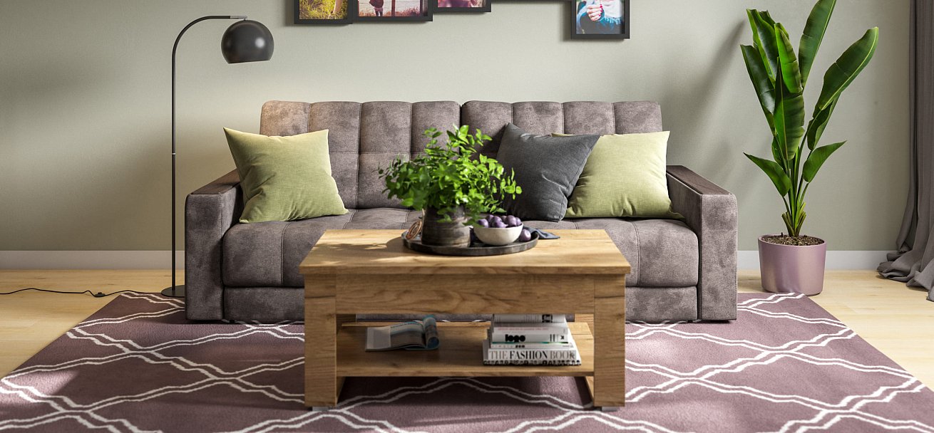 Диван BOSS 2.0 велюр Alkantara серый