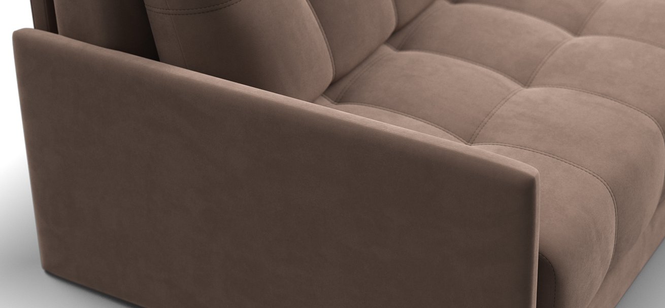 Диван BOSS 2.0 LOFT велюр Monolit мокко