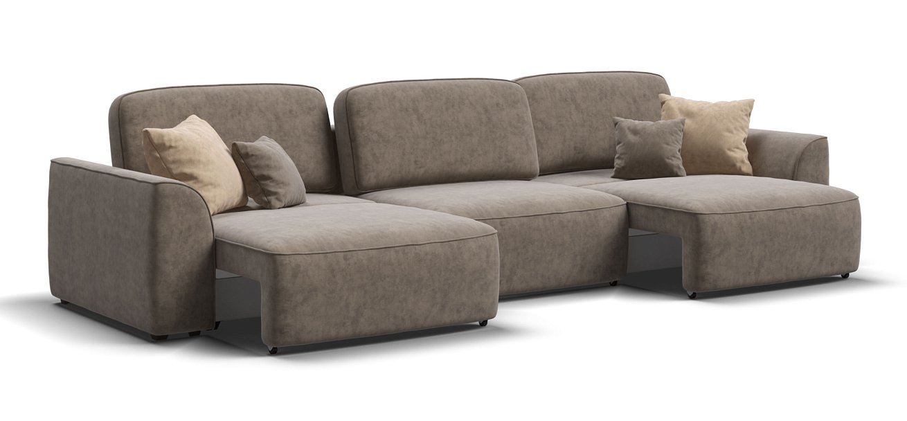 Диван KING MAX SE Велюр Роял тауп