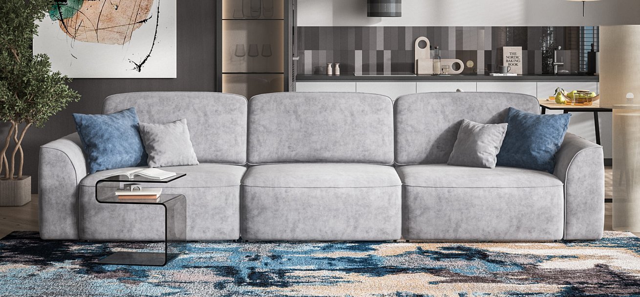 Диван KING MAX SE Велюр Роял агат