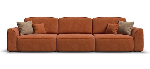 Диван KING MAX SE велюр Alkantara оранж