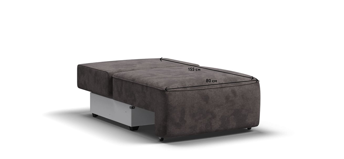 KING MODOOL база сп. место велюр Alkantara серый