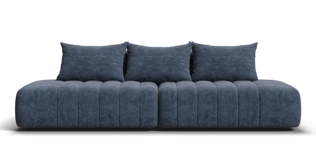 Диван Босс Твин прямой Велюр Royal топаз