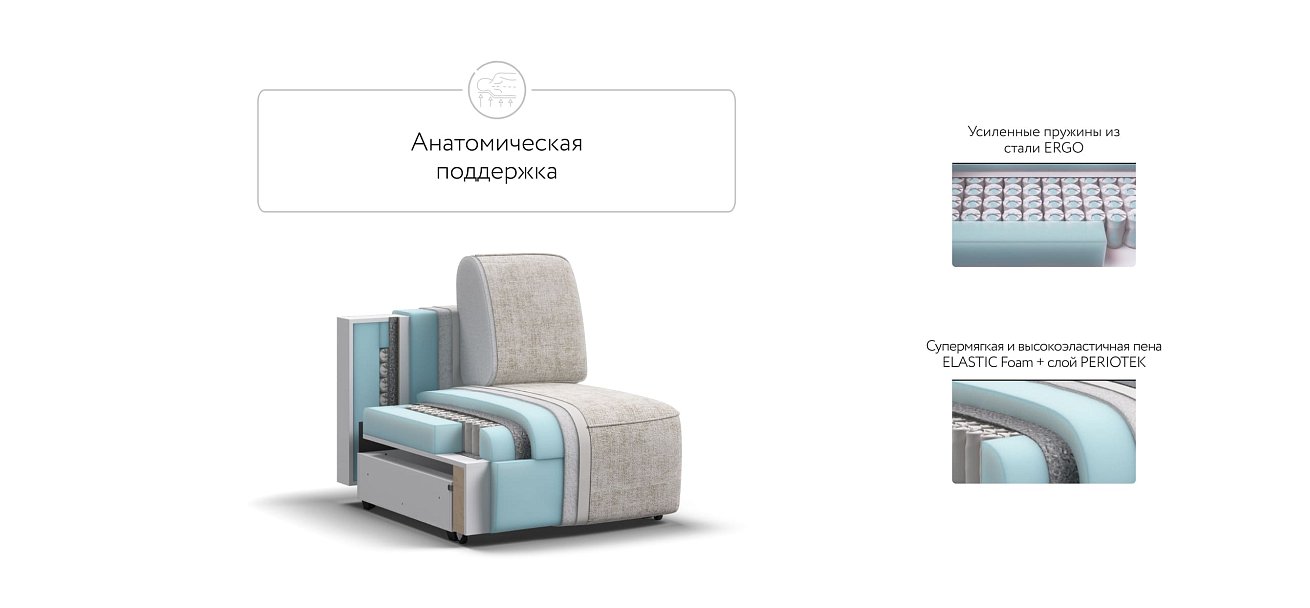 KING MODOOL база сп. место NEW шенилл IQ кварц