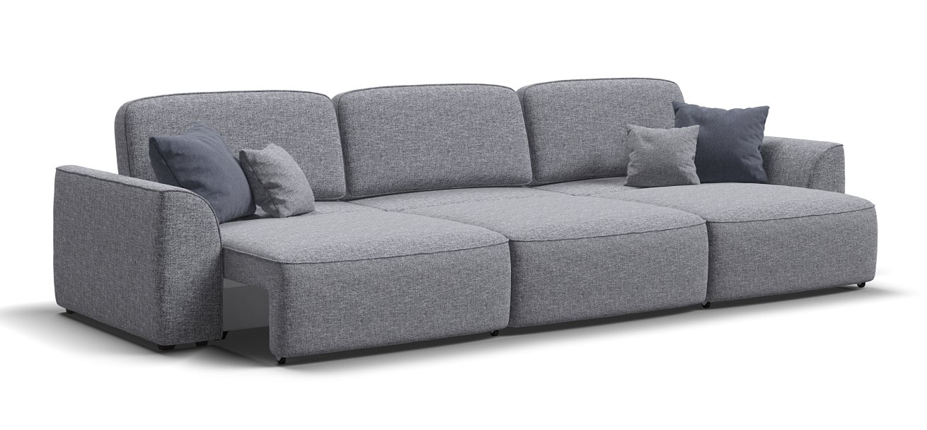 Диван KING MAX SE Рогожка Vento серый