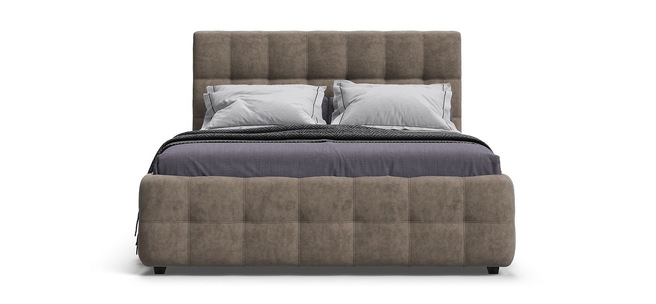 Кровать Босс 160*200 Про Велюр Royal тауп NEW