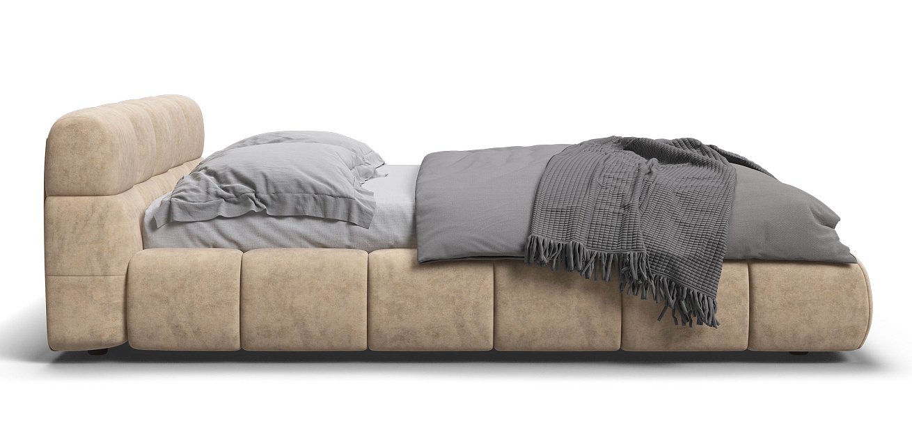 Кровать Босс Дрим 160*200 Про Велюр Royal шампань NEW