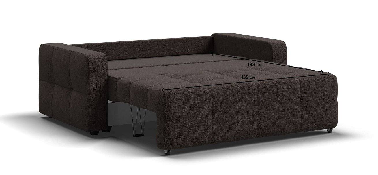 Диван Dandy Compact рогожка Malmo шоколад