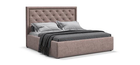 Кровать Босс Классик 180*200 Про велюр Royal пион NEW