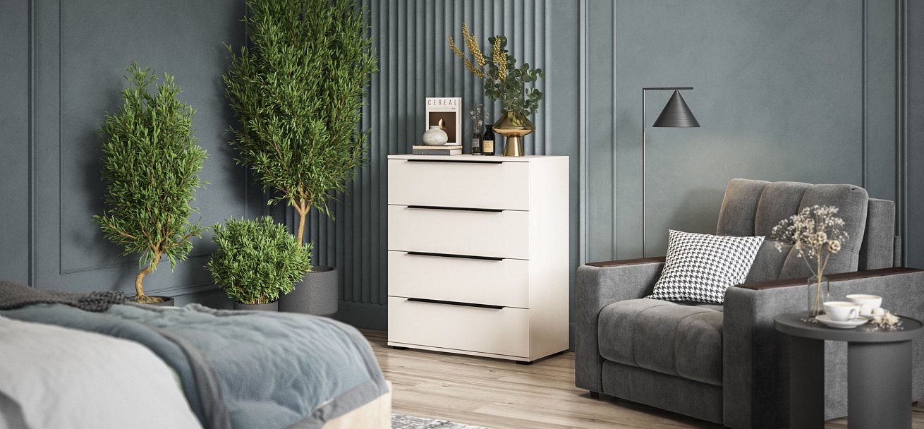 Комод BOSS STANDART Кашемир серый