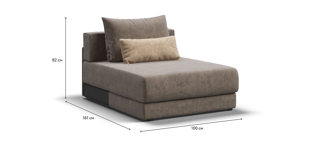 Оттоманка РИЧМОНД MODOOL Велюр Роял тауп