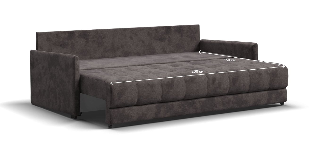 Диван BOSS 2.0 LOFT велюр Alkantara серый