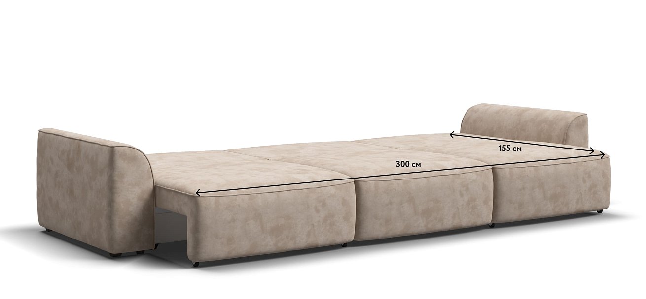 Диван KING MAX SE велюр Alkantara пепел