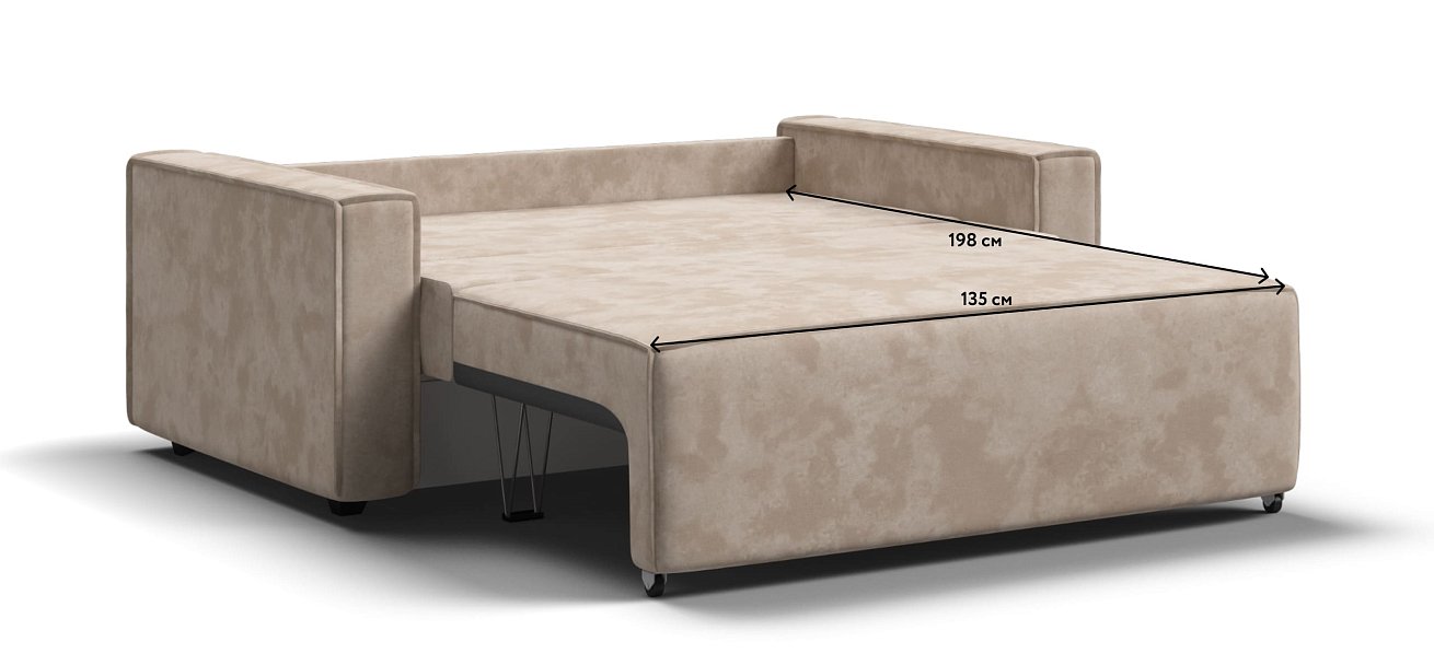 Диван NORD Compact велюр Alkantara пепел