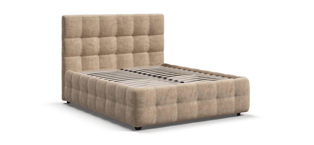 Кровать Босс 140*200 Про Велюр Royal шампань NEW