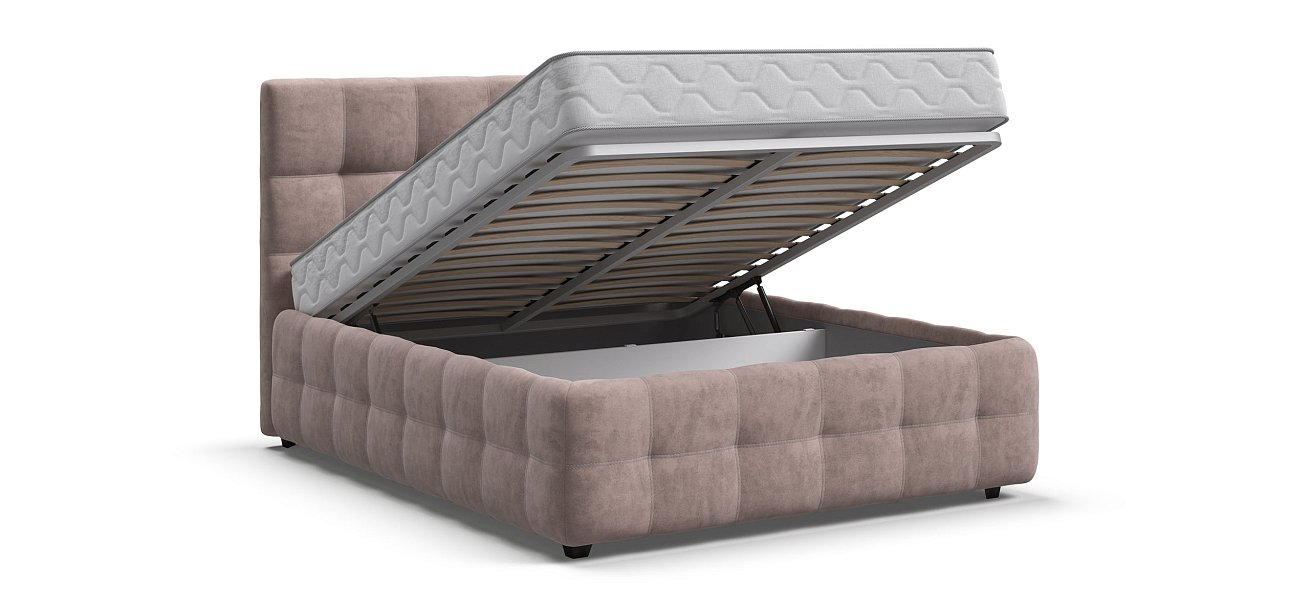 Кровать Босс 140*200 Про Велюр Royal пион NEW