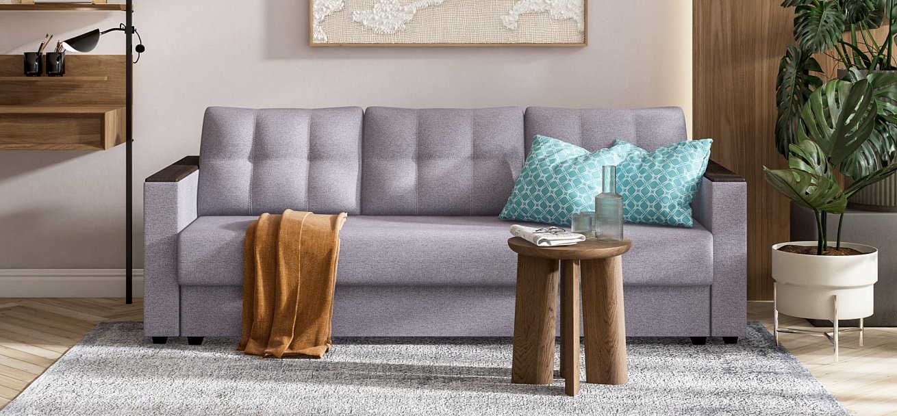 Диван Атланта 3 SE Malmo платина