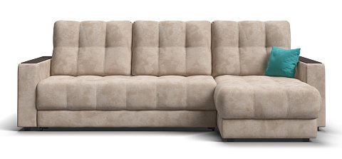 Угловой диван BOSS 3.0 Classic XL велюр Alkantara пепел