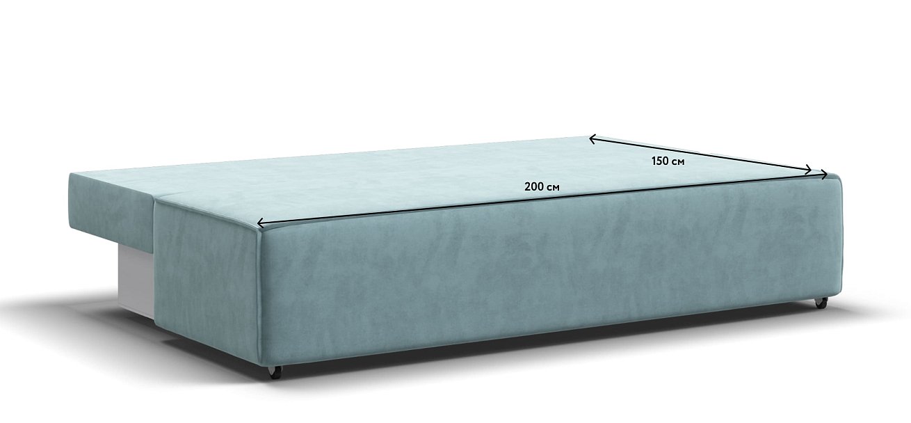 Диван NORD mini велюр Monolit аква