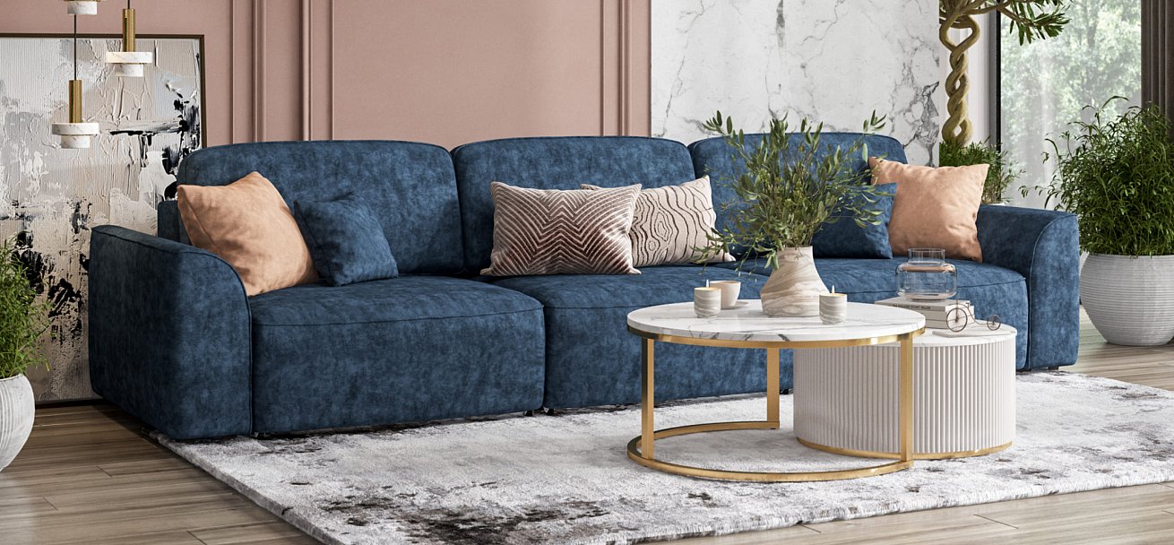 Диван KING MAX SE Велюр Royal топаз NEW