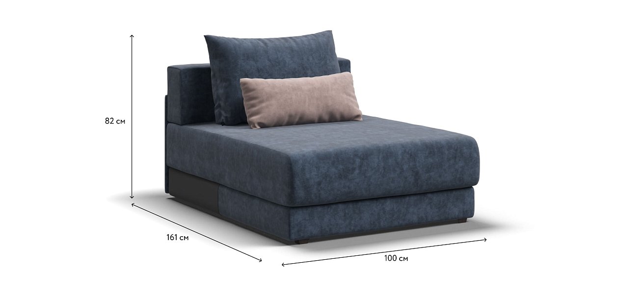 Оттоманка РИЧМОНД MODOOL Велюр Royal топаз NEW