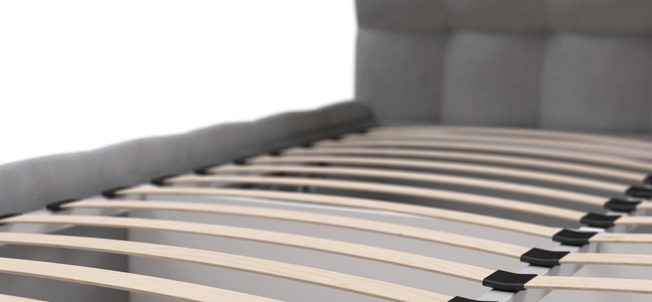 Кровать Босс 140*200 Про велюр Monolit сталь