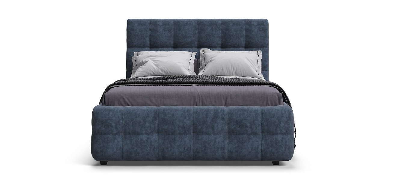Кровать Босс 140*200 Про Велюр Royal топаз NEW