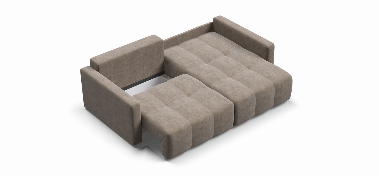 Угловой диван BOSS TREND Велюр Роял тауп