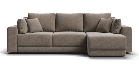 Угловой диван Босс Прайм ХЛ Велюр Роял тауп