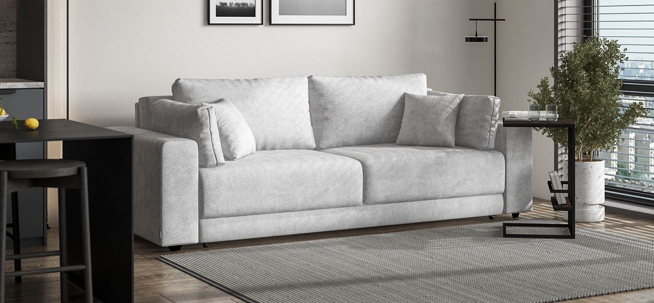 Диван Босс Прайм Шенилл CLOUD грей