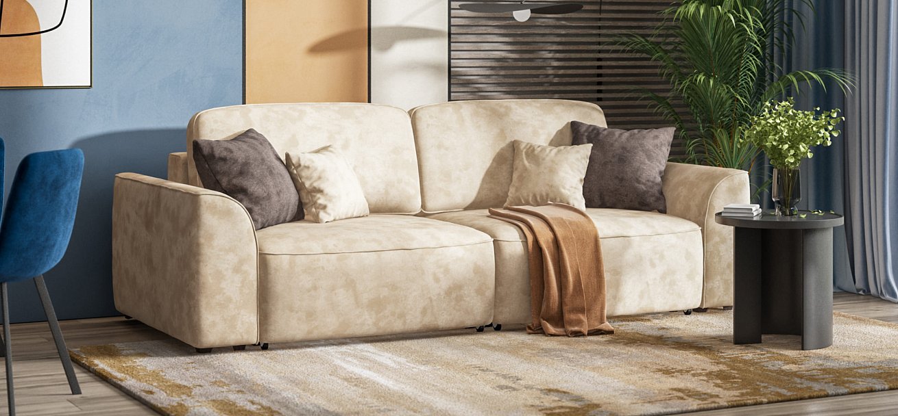 Диван KING SE велюр Alkantara пепел