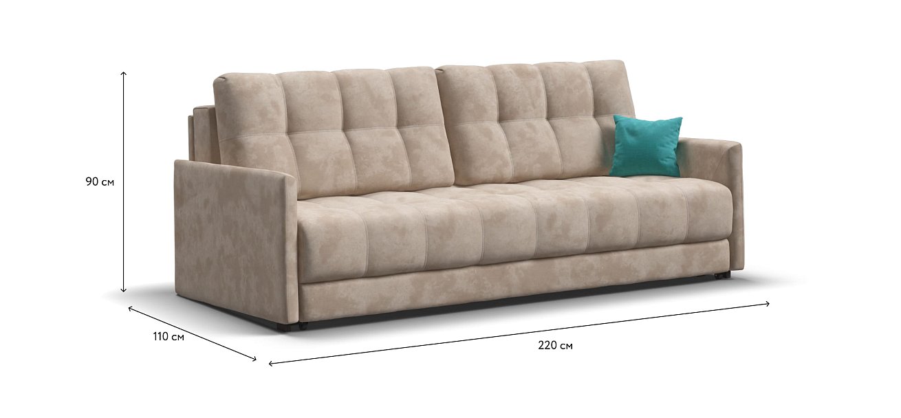 Диван BOSS 2.0 LOFT велюр Alkantara пепел