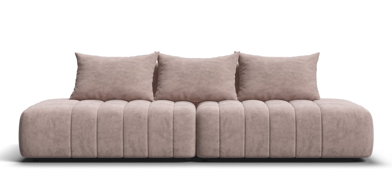 Диван Босс Твин прямой Велюр Royal пион